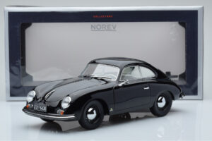 Porsche 356 Fekete Norev 1:18 187451 Fém – 6. kép a 6-ből