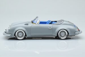 Porsche 356 Speedster By S-Klub Szürke GT Spirit 1:18 GT409 Gyanta – 3. kép a 6-ből