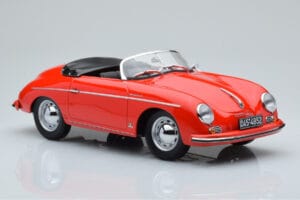 Porsche 356 Speedster Piros Norev 1:18 187461 Fém – 4. kép a 6-ből
