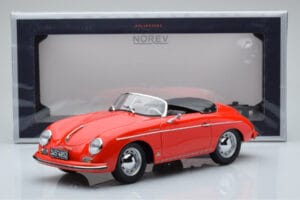 Porsche 356 Speedster Piros Norev 1:18 187461 Fém – 6. kép a 6-ből