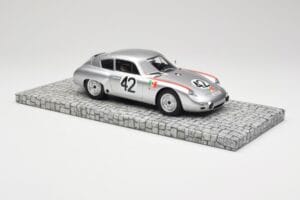 Porsche 356B 1600 GS Carrera GTL Abarth #42 H. Herrmann / H. Linge Targa Florio 1962 Minichamps 1:18 107626842 Gyanta – 4. kép a 6-ből