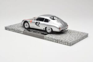Porsche 356B 1600 GS Carrera GTL Abarth #42 H. Herrmann / H. Linge Targa Florio 1962 Minichamps 1:18 107626842 Gyanta – 5. kép a 6-ből