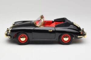 Porsche 356B Kabrió Fekete Bburago 1:18 3031D Fém – 4. kép a 8-ből