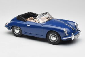 Porsche 356B Kabrió Kék Bburago 1:18 3051 Fém – 6. kép a 8-ből