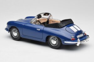 Porsche 356B Kabrió Kék Bburago 1:18 3051 Fém – 7. kép a 8-ből
