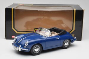Porsche 356B Kabrió Kék Bburago 1:18 3051 Fém – 8. kép a 8-ből