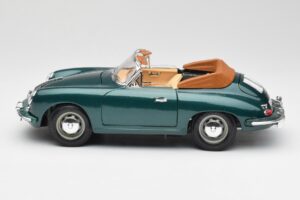 Porsche 356B Kabrió Zöld Bburago 1:18 3051-M1 Fém – 4. kép a 8-ből