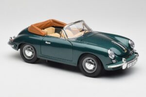 Porsche 356B Kabrió Zöld Bburago 1:18 3051-M1 Fém – 6. kép a 8-ből