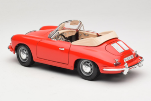 Porsche 356B Kabrió Piros Tchibo 1:18 45703 Fém – 7. kép a 8-ből