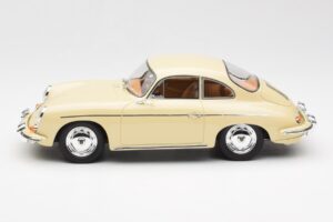 Porsche 356B Carrera 2 Elefántcsont GT Spirit 1:18 GT010ZM Gyanta – 3. kép a 6-ből