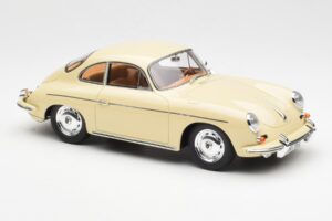 Porsche 356B Carrera 2 Elefántcsont GT Spirit 1:18 GT010ZM Gyanta – 4. kép a 6-ből