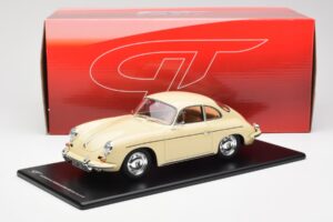 Porsche 356B Carrera 2 Elefántcsont GT Spirit 1:18 GT010ZM Gyanta – 6. kép a 6-ből