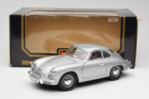 Porsche 356B Ezüst Bburago 1:18 3021-M1 Fém – 8. kép a 8-ből