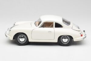 Porsche 356B Fehér Bburago 1:18 3021-M3 Fém – 4. kép a 8-ből