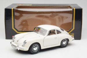 Porsche 356B Fehér Bburago 1:18 3021-M3 Fém – 8. kép a 8-ből
