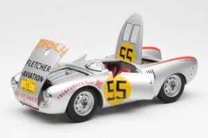 Porsche 550-1500 RS Spyder #55 H. Herrmann Carrera Panamericana 1954 AUTOart 1:18 85470 Fém – 2. kép a 8-ből