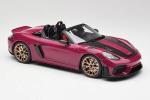Porsche 718 982 Spyder RS Weissach Package Ruby Star Neo GT Spirit 1:18 GT486 Gyanta – 4. kép a 6-ből