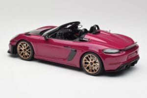 Porsche 718 982 Spyder RS Weissach Package Ruby Star Neo GT Spirit 1:18 GT486 Gyanta – 5. kép a 6-ből