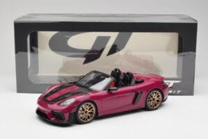Porsche 718 982 Spyder RS Weissach Package Ruby Star Neo GT Spirit 1:18 GT486 Gyanta – 6. kép a 6-ből