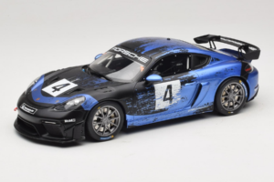 Porsche 718 Cayman GT4 RS Clubsport Fekete Kék Otto 1:18 OT469 Gyanta