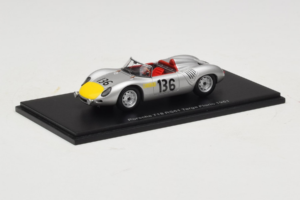 Porsche 718 RS 61 #136 S. Moss / G. Hill Porsche KG Targa Florio 1961 Spark 1:43 S4149 Gyanta – 2. kép a 4-ből