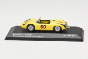 Porsche 718 RS61 #60 D. Wester Road America 500 Miles 1963 Minichamps 1:43 430636560 Fém