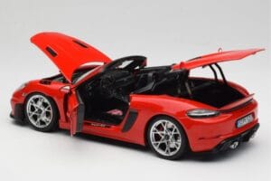 Porsche 718 Spyder RS Guards Red Norev 1:18 187271 Fém – 5. kép a 8-ből