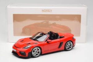 Porsche 718 Spyder RS Guards Red Norev 1:18 187271 Fém – 8. kép a 8-ből