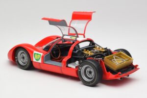 Porsche 906E BP World Record Runs Monza 1967 Minichamps 1:18 100676100 Fém – 5. kép a 8-ből
