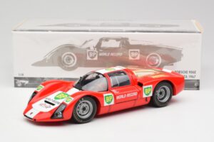 Porsche 906E BP World Record Runs Monza 1967 Minichamps 1:18 100676100 Fém – 8. kép a 8-ből