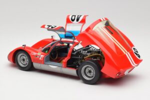 Porsche 906K #49 R. Vogele / J. Siffert 12 Hours of Sebring 1966 Minichamps 1:18 100666149 Fém – 5. kép a 8-ből