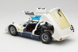 Porsche 906K #58 G. Klass / R. Stommelen 24 Hours of Le Mans 1966 Minichamps 1:18 100666158 Fém – 5. kép a 8-ből