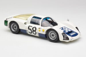 Porsche 906K #58 G. Klass / R. Stommelen 24 Hours of Le Mans 1966 Minichamps 1:18 100666158 Fém – 6. kép a 8-ből
