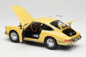 Porsche 911 901 Champagne Sárga Kyosho 1:18 08969Y Fém – 5. kép a 8-ből