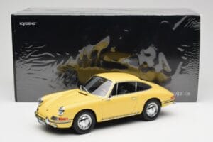 Porsche 911 901 Champagne Sárga Kyosho 1:18 08969Y Fém – 8. kép a 8-ből