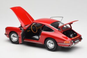 Porsche 911 901 Signal Piros Kyosho 1:18 08969R Fém – 5. kép a 8-ből