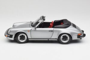 Porsche 911 930 Carrera 3.2 Kabrió Szürke Metál Minichamps 1:18 100063034 Fém – 4. kép a 8-ből