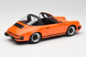 Porsche 911 930 Carrera 3.2 Targa Narancs Minichamps 1:18 100063064 Fém – 3. kép a 8-ből
