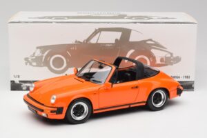 Porsche 911 930 Carrera 3.2 Targa Narancs Minichamps 1:18 100063064 Fém – 8. kép a 8-ből