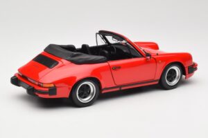 Porsche 911 930 Carrera 3.2 Cabriolet Guards Red Minichamps 1:18 110063030 Fém – 3. kép a 8-ből