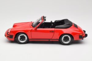 Porsche 911 930 Carrera 3.2 Cabriolet Guards Red Minichamps 1:18 110063030 Fém – 4. kép a 8-ből