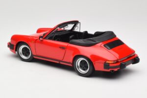 Porsche 911 930 Carrera 3.2 Cabriolet Guards Red Minichamps 1:18 110063030 Fém – 7. kép a 8-ből