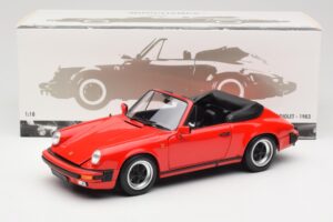 Porsche 911 930 Carrera 3.2 Cabriolet Guards Red Minichamps 1:18 110063030 Fém – 8. kép a 8-ből