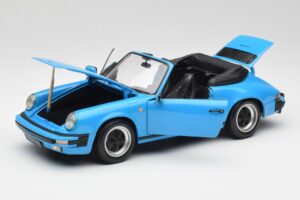 Porsche 911 930 Carrera Kabrió Kék Minichamps 1:18 100063032 Fém – 2. kép a 8-ből