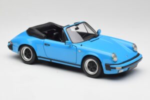 Porsche 911 930 Carrera Kabrió Kék Minichamps 1:18 100063032 Fém – 6. kép a 8-ből