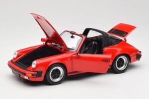 Porsche 911 930 Carrera Targa 3.2 Guards Red Minichamps 1:18 100063061 Fém – 2. kép a 9-ből
