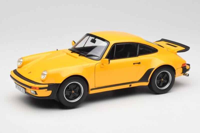 Porsche 911 930 Turbo 3.0 Sárga Norev 1:18 187579 Fém
