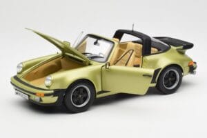 Porsche 911 930 Turbo Targa Zöld Metál Norev 1:18 187526 Fém – 2. kép a 10-ből