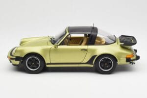 Porsche 911 930 Turbo Targa Zöld Metál Norev 1:18 187526 Fém – 5. kép a 10-ből
