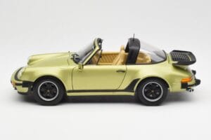 Porsche 911 930 Turbo Targa Zöld Metál Norev 1:18 187526 Fém – 6. kép a 10-ből